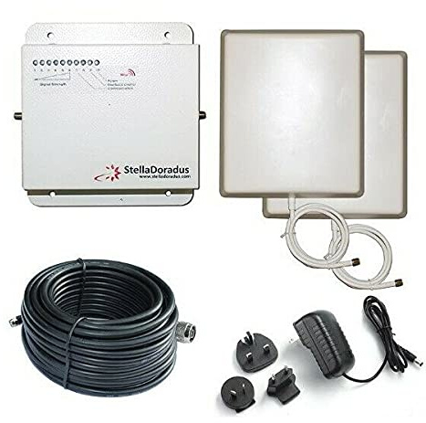 Amplificador para móvil GSM con LED de señal para todos los gestores estrella Doradus