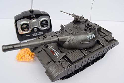 SAMMAR GIFTS Radio Remote Control Military Falcon Rc BB Tank Bullet Shooting Tank