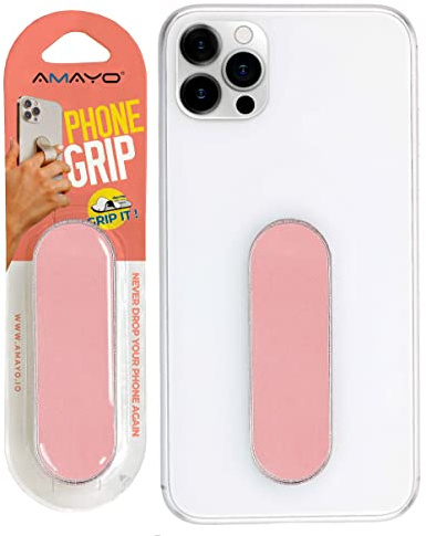 Amayo Grip Original-mobiltelefonhållare, mobiltelefonring (iSerie – rosa guld)