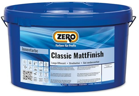 Zero Classic MattFinish weiß 12,5 l Wandfarbe