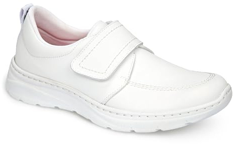 DIAN - Florencia Plus, Zapato de Trabajo con Cierre de Velcro Tipo Blucher, Plantilla Acolchada, Suela Ultra Ligera y Flexible de Estructura Resistente, Antideslizante y Antiestática