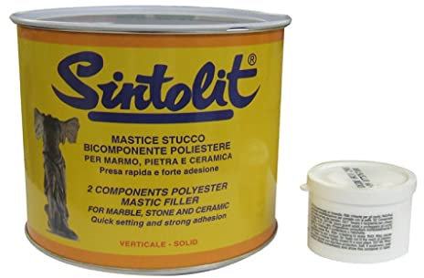 Sintolit LIT175 Mastice Stucco per Marmo, Bianco