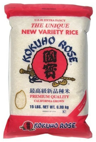Kokuho Rose Rice, 15-Pound by Monstra LLC (dba Pacific Rim Gourmet) [Foods]