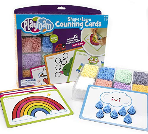 Learning Resources Activité de préparation préscolaire des formes et du calcul Playfoam, ressources maternelle, pate a modeler, truc satisfaisant, objet satisfaisant, montessori 3+ ans