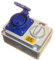 32A 230V Blue 32A 3 Pin Lockable Socket with Switch 2P+E Single Phase