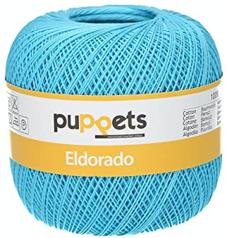 Puppets 4574016-01442 Häkelgarne, 100% Baumwolle, 1442, Stärke 16, 50g, 52 Gramm