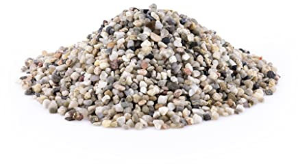 TM Aquatix Fish Tank Gravel Aquarium Decoration Sand Substrate Natural Grey 3-5mm 20kg