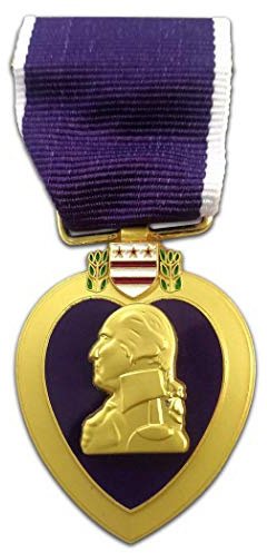 Kocreat US militärmedalj, lila hjärta-WW2 USA USSR militärt märke medalj samling ordningen av det patriotiska krigspriset stift kopia, Metall
