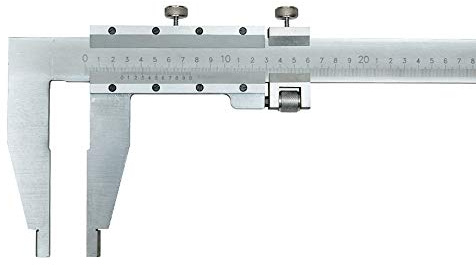 Calipers Calibre Calibrador Industrial Vernier Caliper Calibrador analógico Hecho de Acero Inoxidable con Alta precisión de medición 0-1000mm / 1500mm / 2000mm LQHZWYC (Size : 0-1000mm)