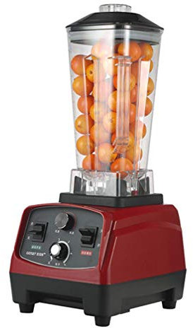 DSDD Blender Smoothie Machine, 2000W 10-Speed Smoothie Blender Licuadora Comercial con 33,000 RPM Batidora de Alimentos portátil de Alta Velocidad Adecuada para Batidos de FRU