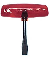 Filmsticks Destornillador ranurado con mango en T de 10 mm, acero al carbono, con barra en T de plástico ABS, ideal para juegos de películas