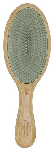 Beter-Cepillo desenredante, puas antienredos, madera de bambú sostenible, ideal para desenredar tu cabello con suavidad. Colección Bamwood