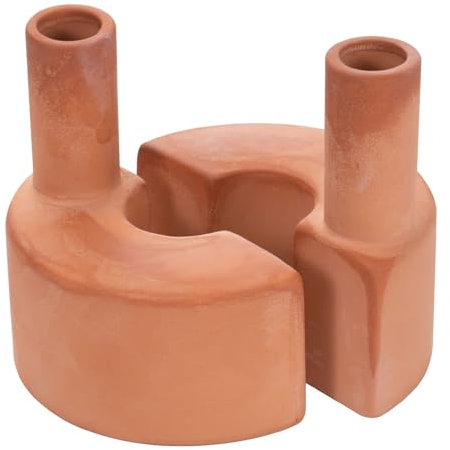 JUMILAND Self-Watering Terra Cotta Planter Water Storage Tank Reusable Automatic Terracotta Plant Watering Devices Globes Stakes Self-irrigate Watering Spikes Ceramic Plant Waterer Set