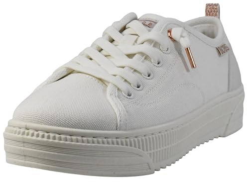 Skechers Women's Bobs Copa Sneaker, Off-White, 8 W US