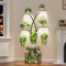 POZILAN Plant Stand Indoor with Grow Light, 167cm Tall Plant Stands for Indoor Plants Multiple, 7 Tiered Metal Plant Shelf Display Rack Holder, Corner Plant Stand for Living Room Patio Balcony Décor
