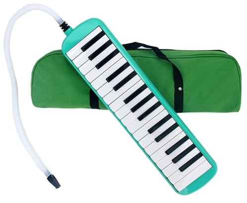 32 Clave Melodica Instrumento Musical Aire Piano Teclado Melodica Con Bolsas Bolsas Transporte Pegatinas Llave Tubos Largos