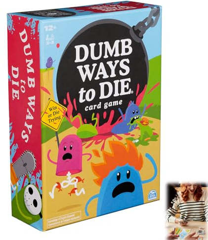 Vtizikl Dumb Ways to Die Card Game | Family Party Game for Adults & Teens | Based on Viral Video | Fun for Game Nights, Ages 12+