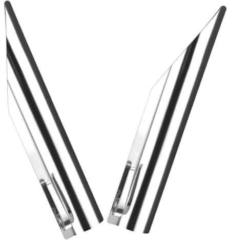 TOYANDONA Spazzatrice per Briciole da Tavolo in Acciaio Inox 304, Set 2 Pezzi Morsetto Portatile, Utensile Pulizia Cucina e Ristoranti, Raschietto da Banco per Personale Camerieri