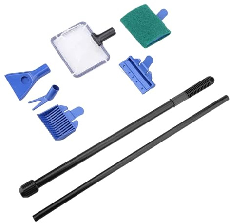 Cepillo Para Peceras, Rango De Limpieza Optimizado, 54-80 Cm, Raspador De Algas Para Acuarios, Kit De Limpieza Para Acuario Con Raspador De Algas, Fácil De Usar, Para Acuarios, Tanques De Tortugas, T