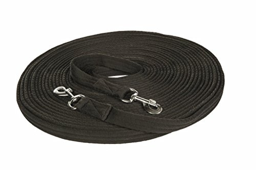 HKM Soft 18m Riendas largas de Trabajo Negro One Size