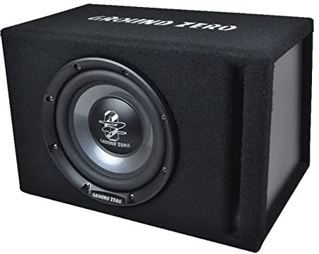 Ground Zero Subwoofer in cassa reflex GZIB 200XBR box SUB auto dimensioni ridotte