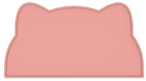 Tapis Gamelle Chat et Chien, Tapis Silicone Bol Antidérapant Tapis de Nourriture pour Animaux Imperméable (52x30 cm, Rose Corail)