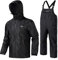 Rodeel Mens Waterproof Jacket and Overalls Set Waterproof Rain Jacket Bid Suit Ultimate Protection for Outdoor Adventures