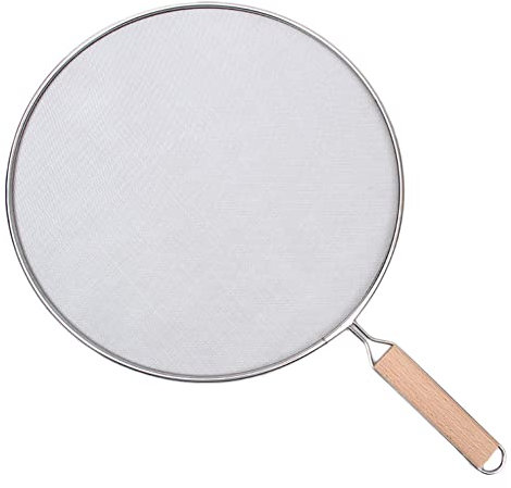 Maciun Paraspruzzi padelle in Acciaio Inox, Coperchio a spruzzo, per Cucina, Padella a Prova di Olio, Padella, paraspruzzi, Protezione dagli Schizzi, Protezione dagli Schizzi