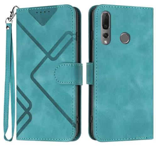 Bxithnr Coque pour Huawei P Smart Z, Protection Housse en Cuir PU Premium Etui à Rabat Pochette de Portefeuille et Fermeture Magnétique Flip Folio Phone Case - Vert