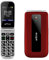 Artfone F20 Téléphone portable pour personnes âgées avec couvercle, grandes touches, bouton SOS, appel rapide, simple, volume élevé, batterie longue durée, langue espagnole rouge