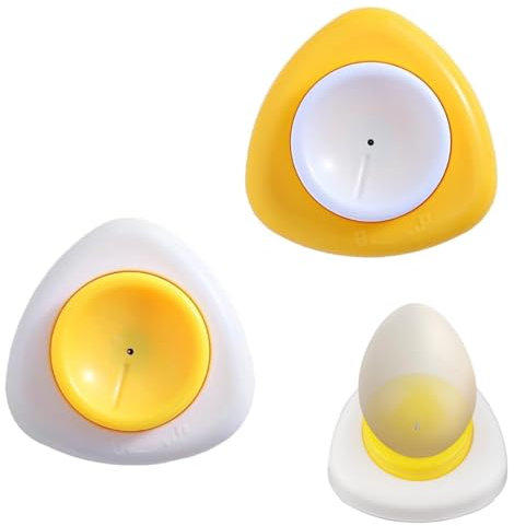 OUDQFCJ Strumento per trapanare le uova, foratrice a 2 foro, per uovo, separatore, perforatrice a forma di uovo di pollo