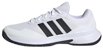 adidas Men's Gamecourt 2 M, White/Black/Silver Metallic, 11.5