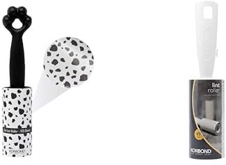 Korbond Paw Print Pet Lint Roller + Korbond 7.4m Lint Roller