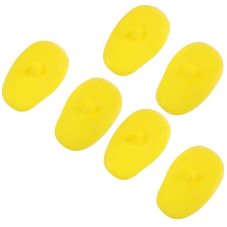 NIYANGLE 6pezzi Cuffie Antirumore in Silicone Per Dei Copriorecchie Per Parrucchiere Protettivi Per Colorazione Dei Adatti Per Lavaggio e