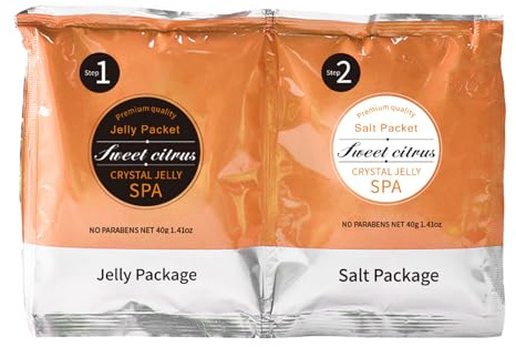Jelly Pedicure Foot Soak – Portable Spa Pédicure Foot Soak | Crystal Jelly Pédicurre Relaxant Sels de bain avec formule adoucissante | Relax Spa Soaks pour les pieds pour la maison, le salon, les