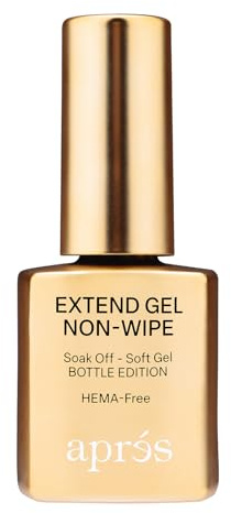 Aprés Nail Non-Wipe Extend Gel, Soak Off HEMA-Free TPO-Free Gel-X Tips Adhesive 15ml / 0.5oz