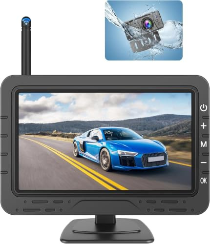 Hikity Digitale Wireless Telecamera Retromarcia Con Monitor 4.3'' Schermo