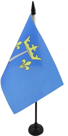 AZ FLAG Bordsflagga Jeanne d'Arc 21x14 cm 100D Polyester Plastfot