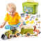 HappyKidsClub Boys Toys Age 3-6, Tractor Toy Cars for Toddlers Toys for Boys 3-6 Year Old Boy Gifts Toddler Toys for 3 Year Old Boys Farm Toys for Toddlers Kids Tractor Toys, 8804B
