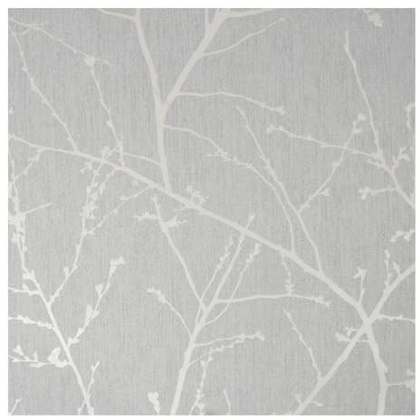 Superfresco Easy Innocence Branch Papier peint écologique à coller sur le mur Motif arbres gris