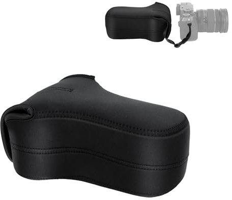 JJC Kameratasche für Kompaktkamera Fujifilm X-T20 X-T10 X-A1 X-A2 X-A3 X-M1 Canon PowerShot SX70 HS EOS M5 M50 Olympus E-M10II E-M5II E-PL8 mit Objektiv