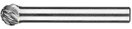 Pferd Fresa Metal Duro Forma Esférica Kud (8 x 7 x 47 millimeters), Mango 6 millimeters, dentado: Allround, Uso en Los Principales Materiales