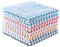 Oeleky Lot de 8 torchons de Cuisine 100% Coton pour Laver la Vaisselle, 30,5 x 30,5 cm, torchons de Cuisine absorbants à séchage Rapide