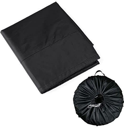 Waterproof Spare Wheel Cover With Handle - Tyre Protector Bag, 65 cm Diameter, Black