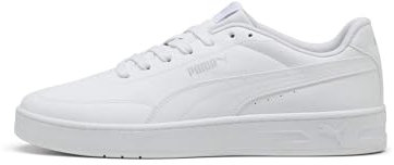PUMA Unisex Court Classic CLEAN Sneaker, White-COOL Light Gray, 40.5 EU