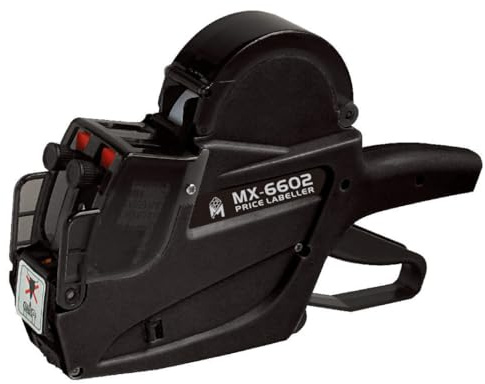 Dual Pricing Labeller Gun, 2 Line Label Printer, Displays Card and Cash Price