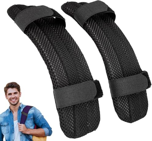 Eventerde Coussinets de Sangle de Sac à Dos - Rembourrage d'épaule pour Sangle de Sac - Respirant - Coussin d'épaule pour Bretelles de Sac à Dos - Coussin d'épaule pour Sac à bandoulière d'extérieur