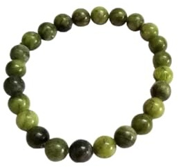 Unisex Gemstone Stretch Bracelet - 8mm Healing Stone Yoga Meditation Jewelry - Lucky Charm with Precious Stone Gift