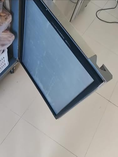 JIEZM Dörrpackning för färsk mat, dörrtätning för kylskåp ersättningsdel, universell dörrtätnings set magnetisk tätning gummitätning för fastspänning i kylskåpet, svart