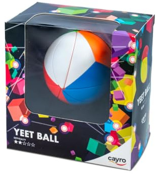 Cayro - Yett Ball - Kub Pussel - Antistress Ballform - Färdighet - Utmaning för barn och vuxna